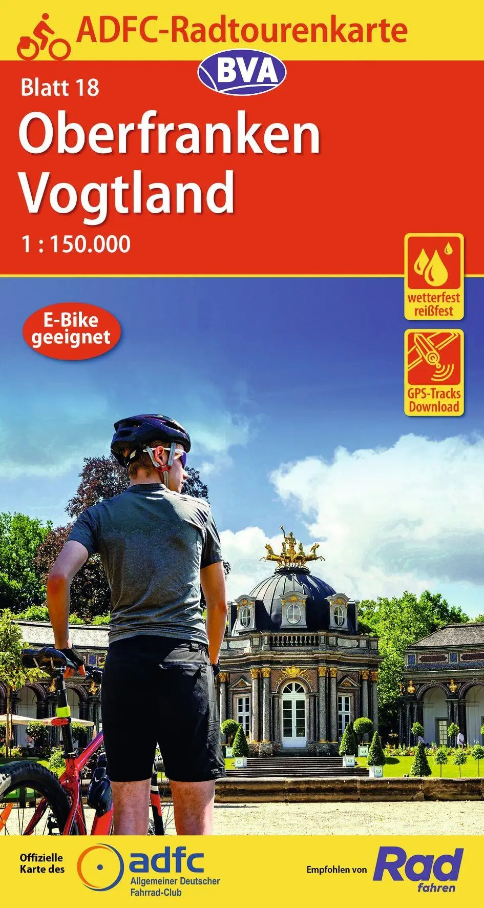 Cover: 9783969900635 | ADFC-Radtourenkarte 18 Oberfranken /Vogtland 1:150.000, reiß- und...