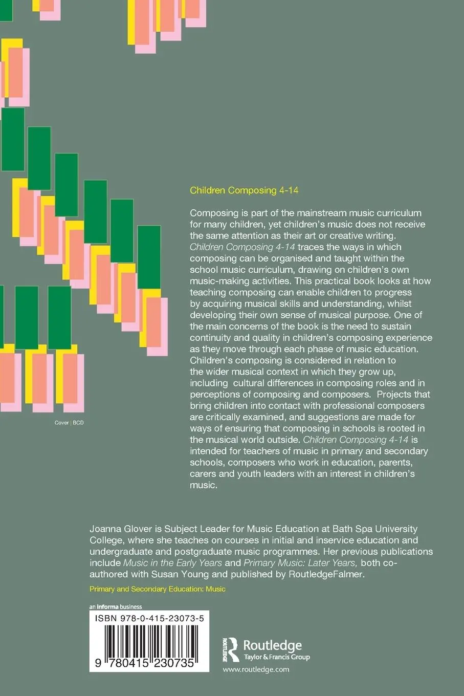 Rückseite: 9780415230735 | Children Composing 4-14 | Joanna Glover | Taschenbuch | Englisch
