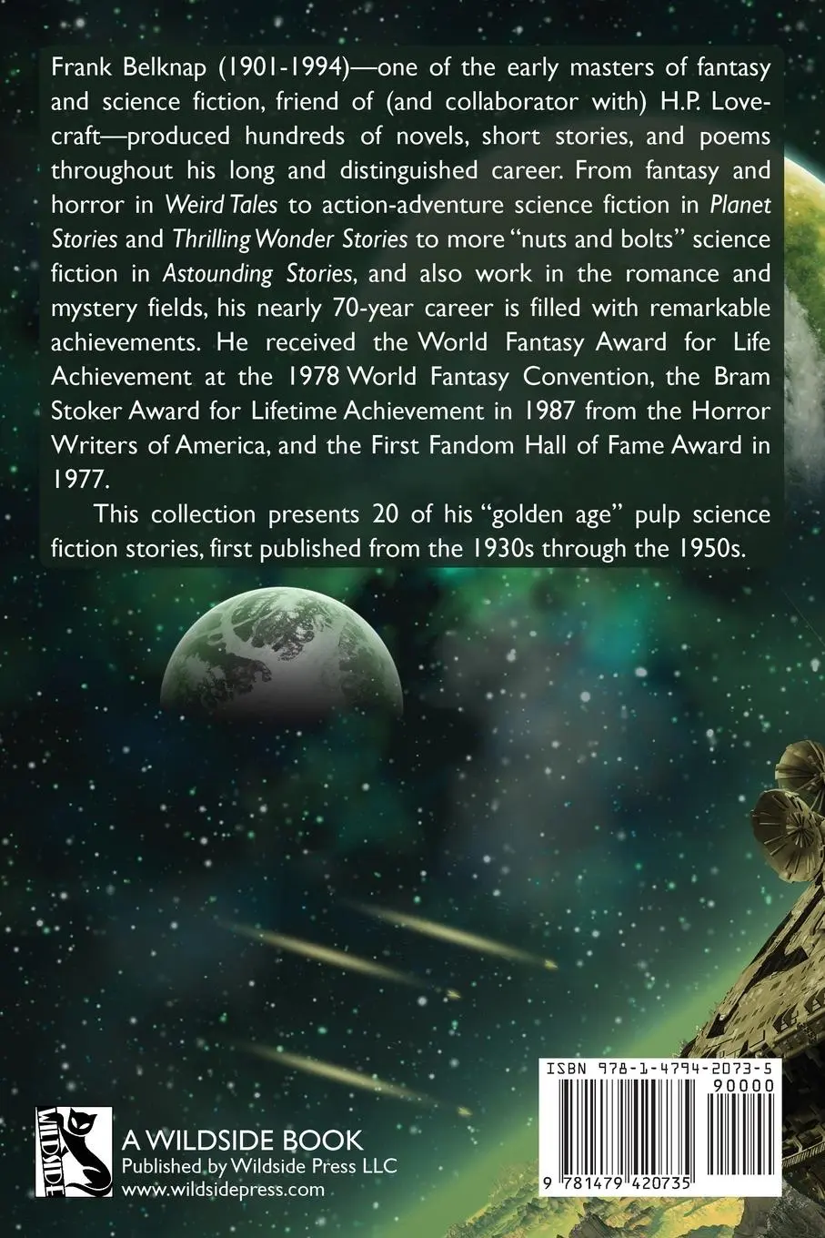 Rückseite: 9781479420735 | The Frank Belknap Long Science Fiction MEGAPACK® | Frank Belknap Long