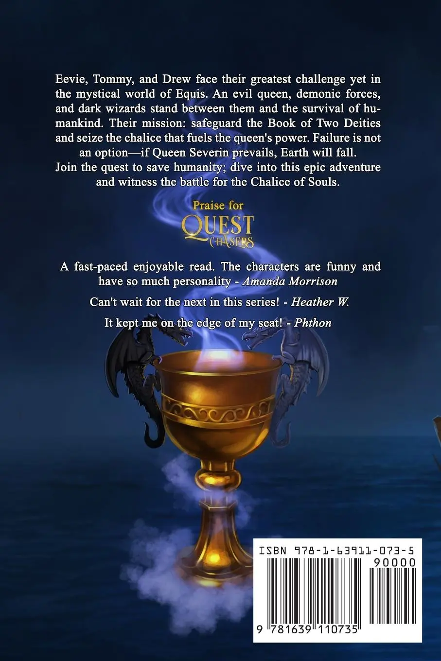 Rückseite: 9781639110735 | The Chalice of Souls (Book 3) | Quest Chasers | Lockhaven (u. a.)