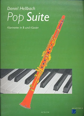 Cover: 9790000000735 | Pop Suite für Klarinette in B und Klavier | Daniel Hellbach