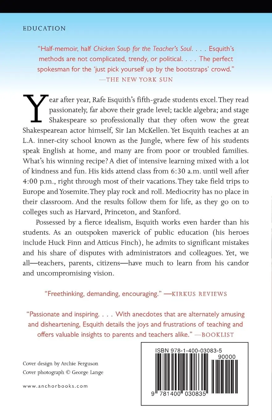 Rückseite: 9781400030835 | There Are No Shortcuts | Rafe Esquith | Taschenbuch | Englisch | 2004