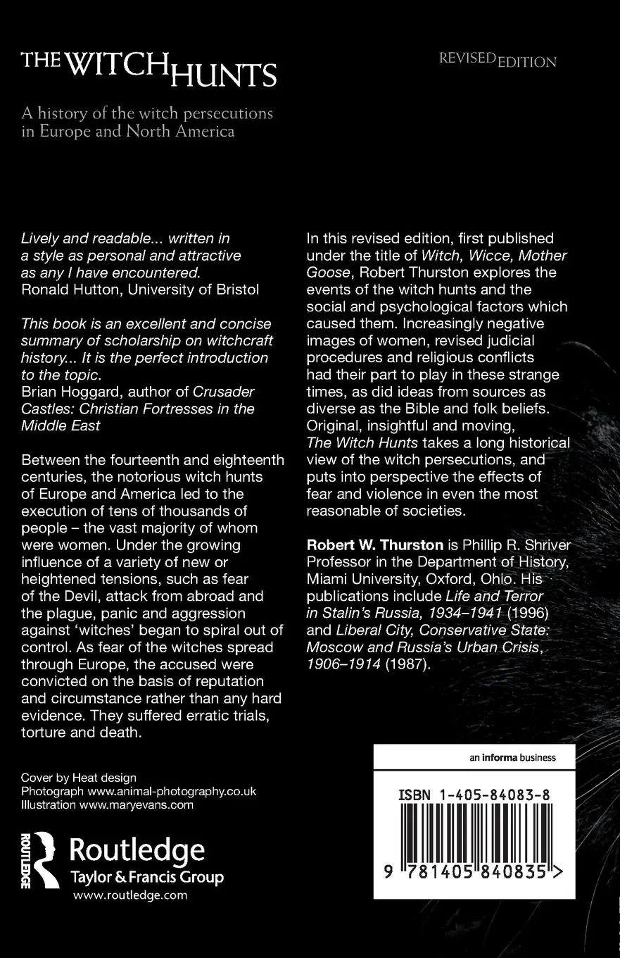 Rückseite: 9781405840835 | The Witch Hunts | Robert Thurston | Taschenbuch | Englisch | 2006