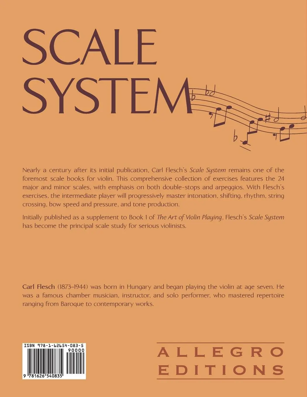 Rückseite: 9781626540835 | Scale System | Carl Flesch | Taschenbuch | Englisch | 2015