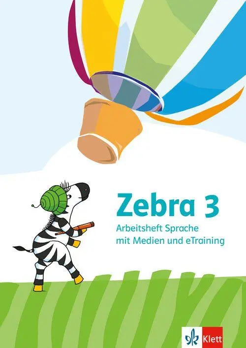 Cover: 9783122710835 | Zebra 3. Arbeitsheft Sprache mit Medien und eTraining Klasse 3 | 2025