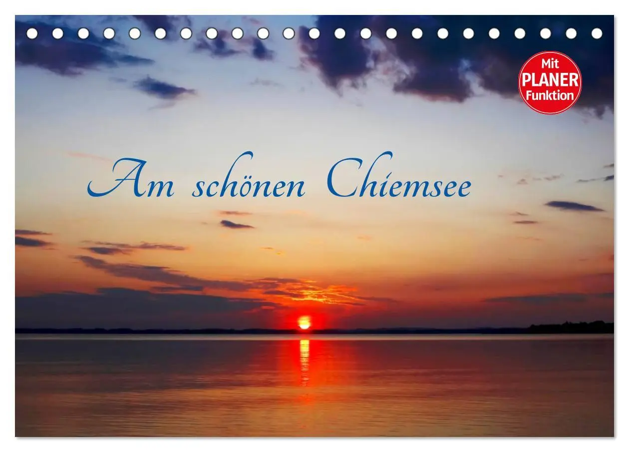 Cover: 9783457810835 | Am schönen Chiemsee (Tischkalender 2026 DIN A5 quer), CALVENDO...