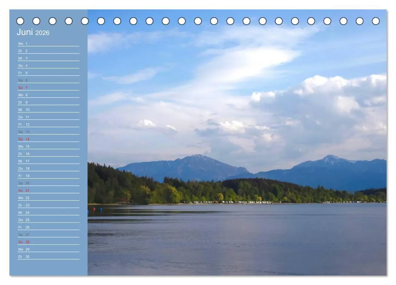 Bild: 9783457810835 | Am schönen Chiemsee (Tischkalender 2026 DIN A5 quer), CALVENDO...