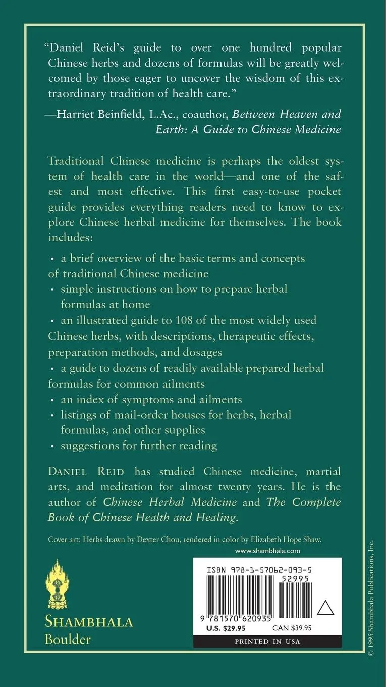 Rückseite: 9781570620935 | A Handbook of Chinese Healing Herbs | Daniel P. Reid | Taschenbuch