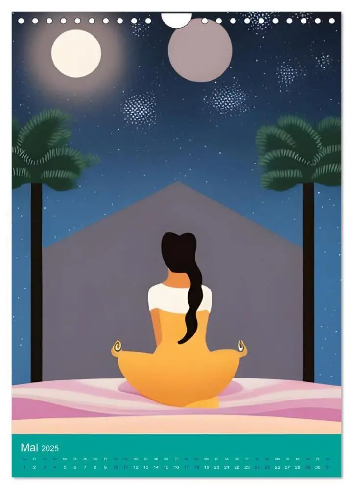 Bild: 9783435880935 | Meditation verbindet (Wandkalender 2025 DIN A4 hoch), CALVENDO...