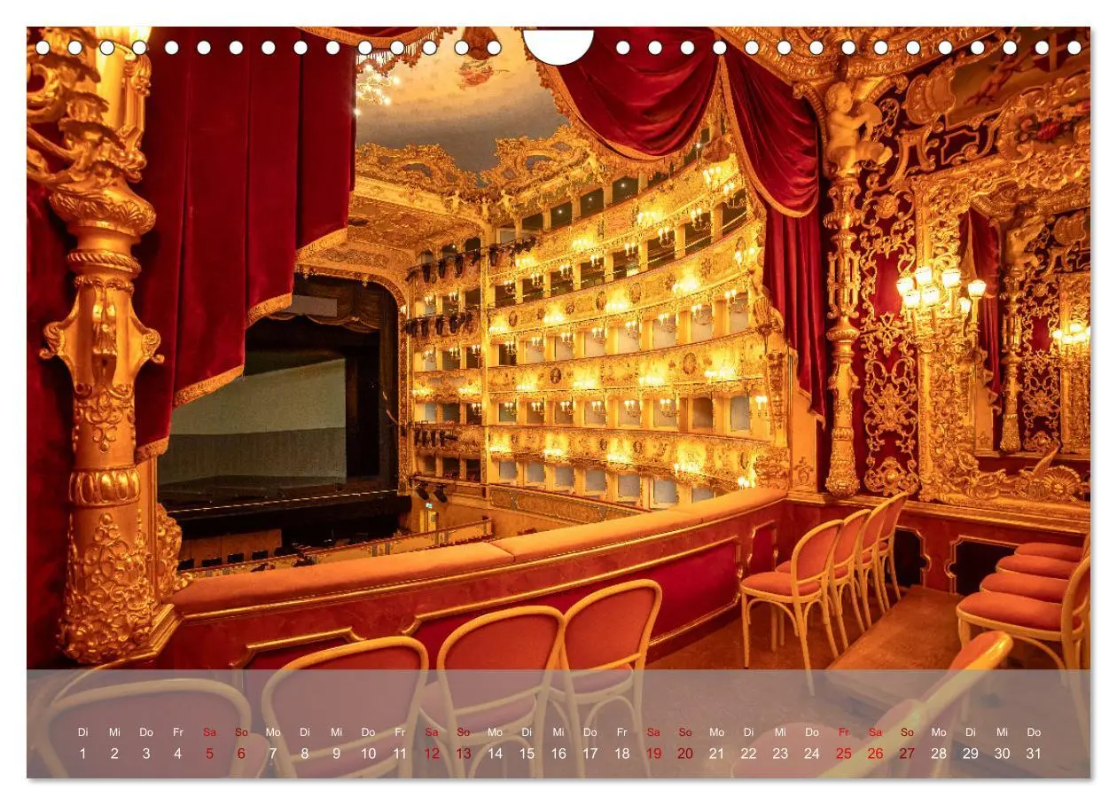 Bild: 9783457350935 | Teatro La Fenice (Wandkalender 2026 DIN A4 quer), CALVENDO...