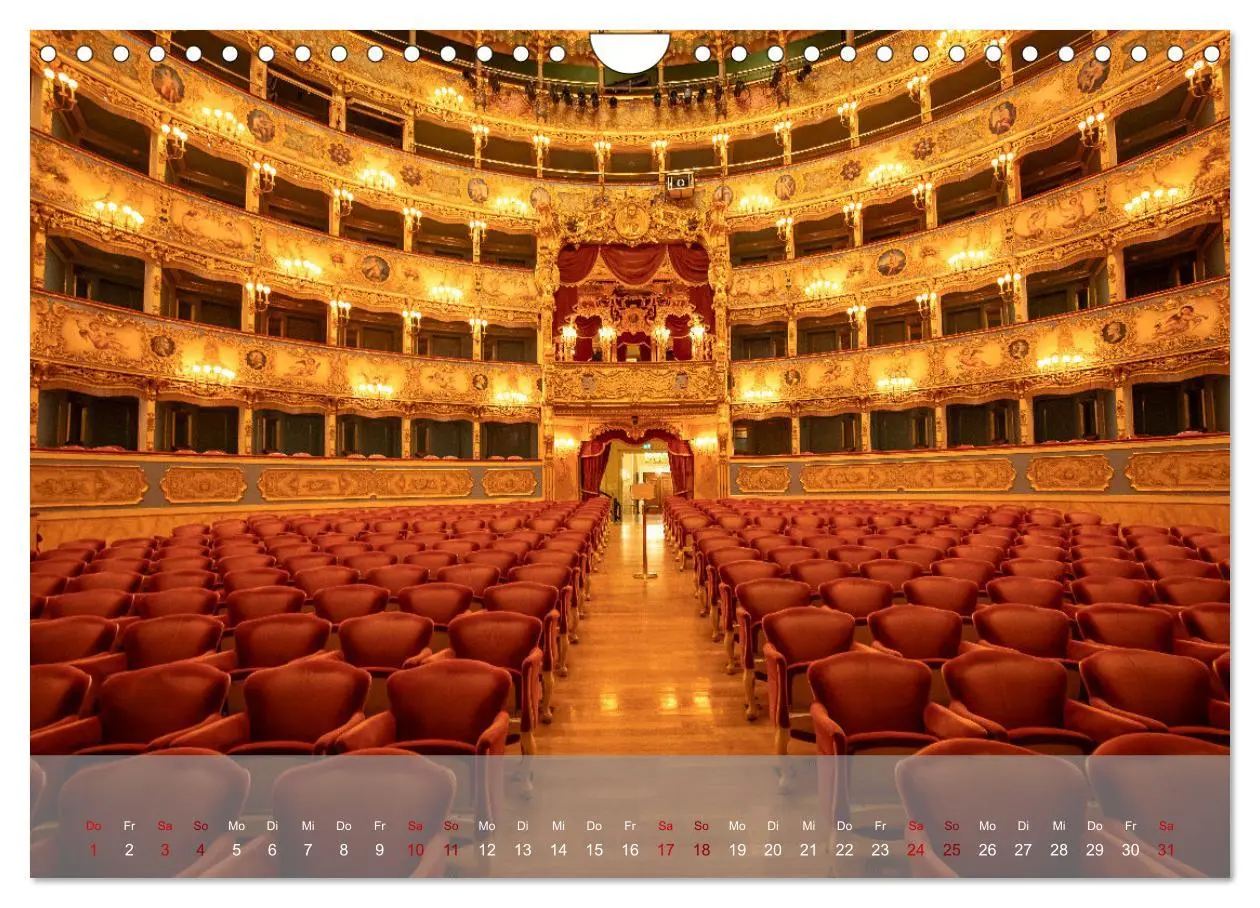 Bild: 9783457350935 | Teatro La Fenice (Wandkalender 2026 DIN A4 quer), CALVENDO...