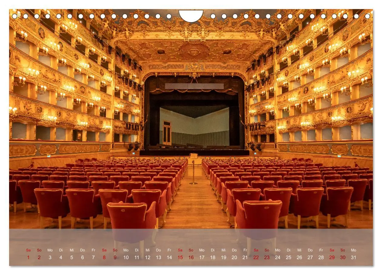 Bild: 9783457350935 | Teatro La Fenice (Wandkalender 2026 DIN A4 quer), CALVENDO...