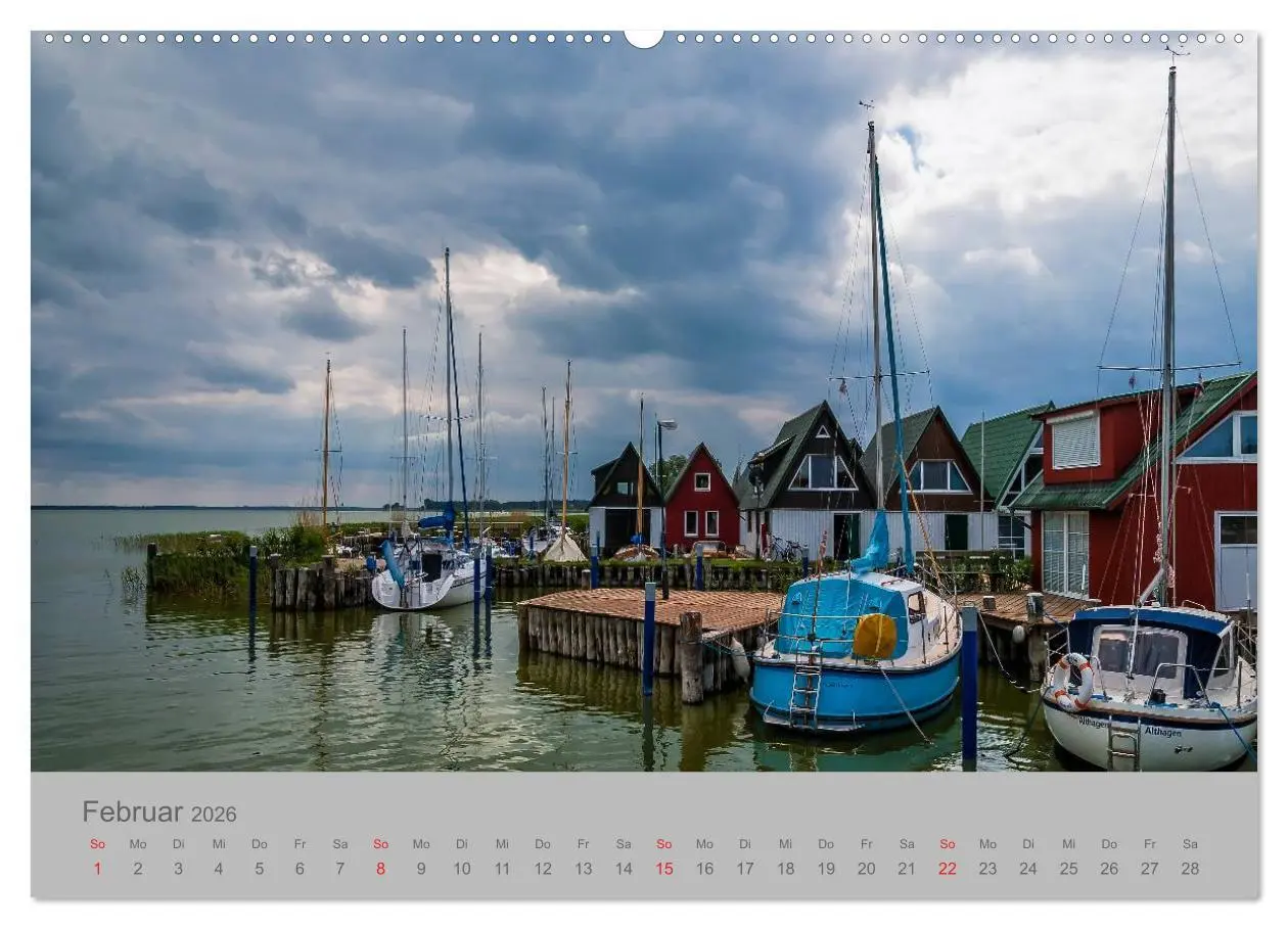 Bild: 9783516130935 | Ostsee, Fischland-Darß (Wandkalender 2026 DIN A2 quer), CALVENDO...