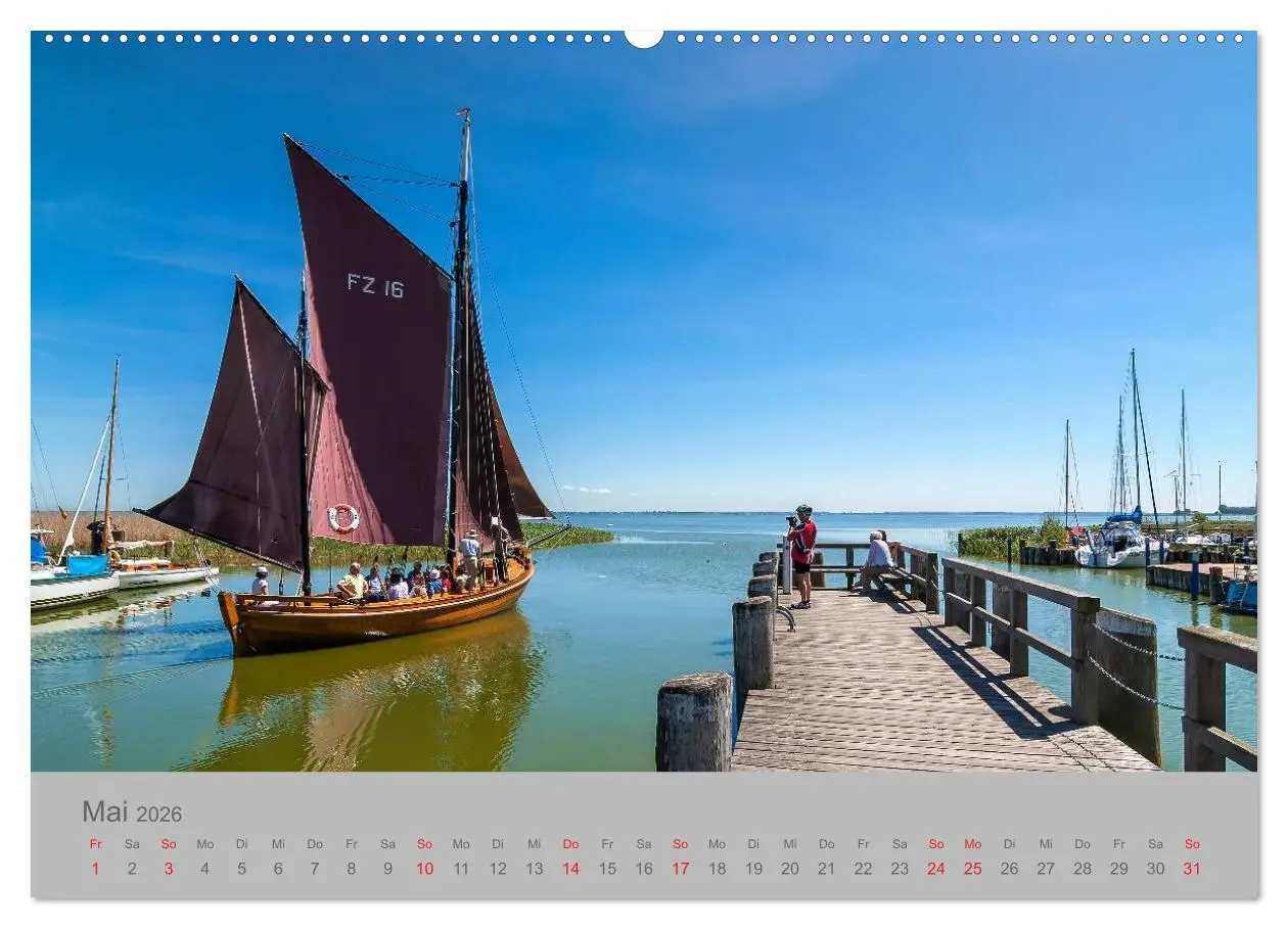 Bild: 9783516130935 | Ostsee, Fischland-Darß (Wandkalender 2026 DIN A2 quer), CALVENDO...