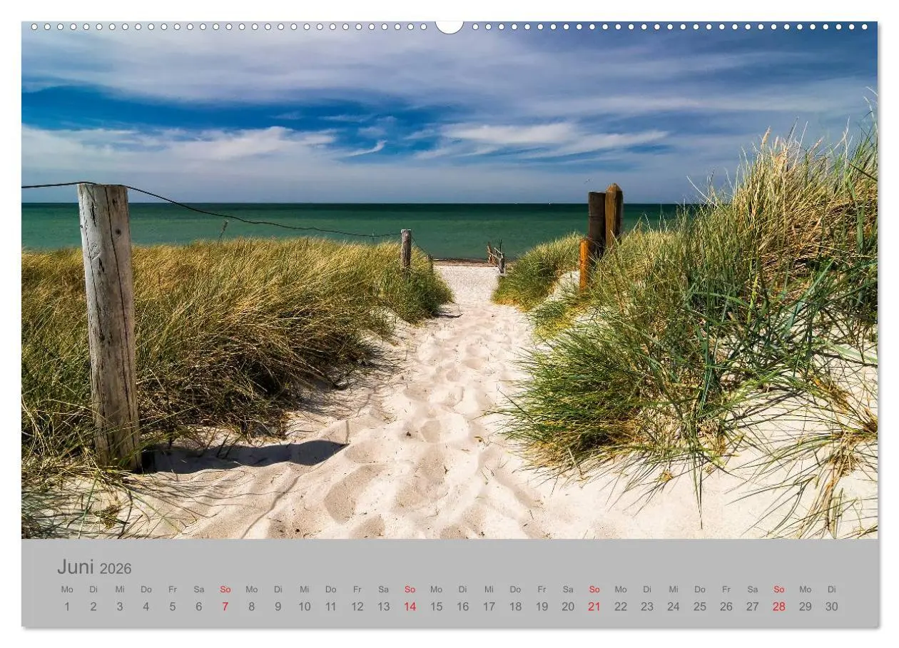 Bild: 9783516130935 | Ostsee, Fischland-Darß (Wandkalender 2026 DIN A2 quer), CALVENDO...