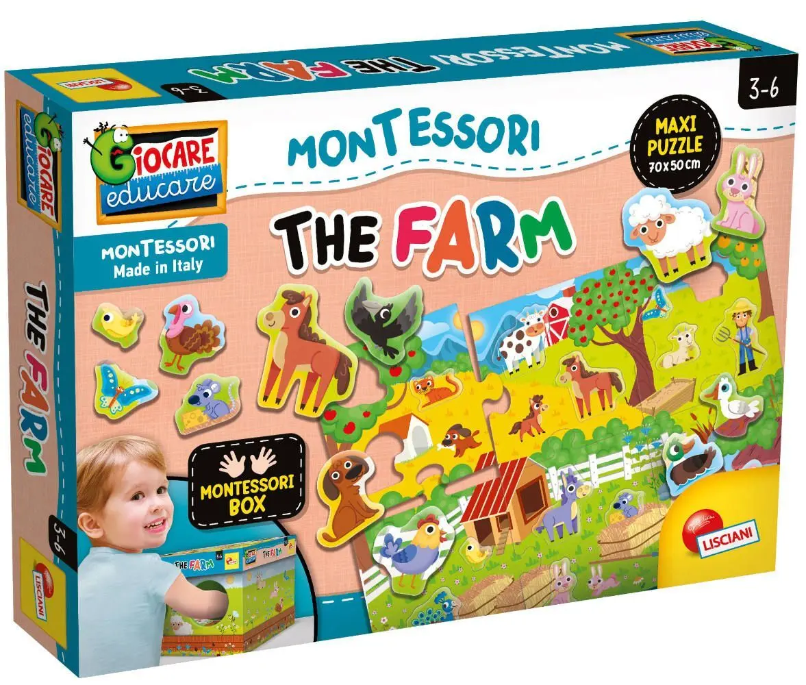 Cover: 8008324081035 | Montessori Maxi The Farm | Spiel | EX72484 | 2021 | LiscianiGiochi
