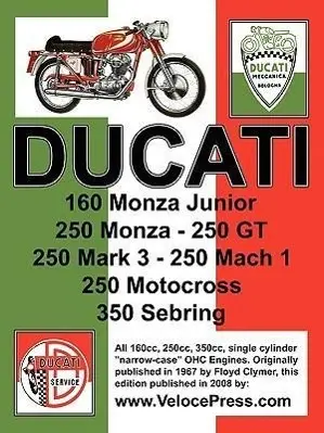 Cover: 9781588501035 | Ducati Factory Workshop Manual: 160cc, 250cc &amp; 350cc NARROW CASE,...
