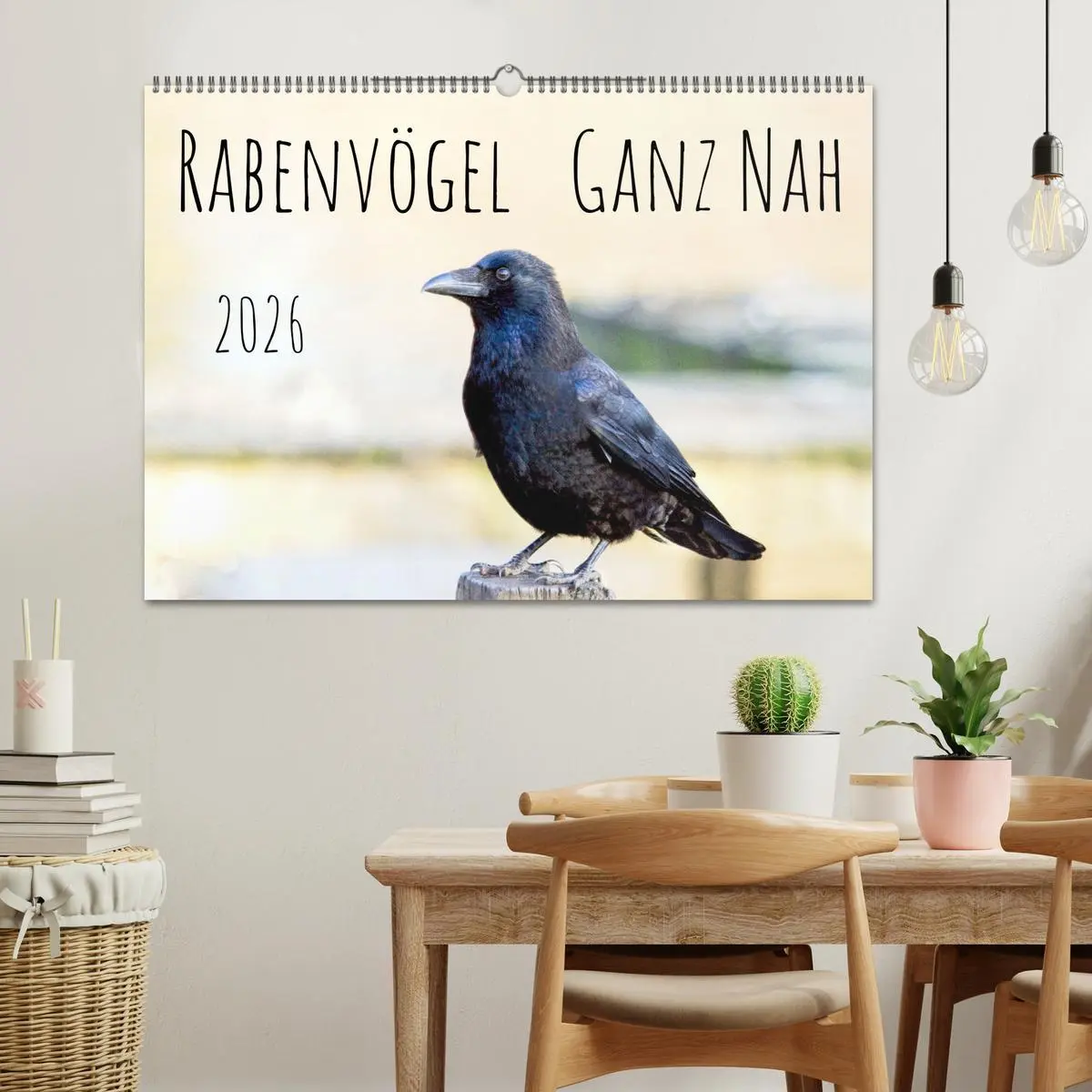 Bild: 9783457551035 | Rabenvögel - ganz nah (Wandkalender 2026 DIN A2 quer), CALVENDO...