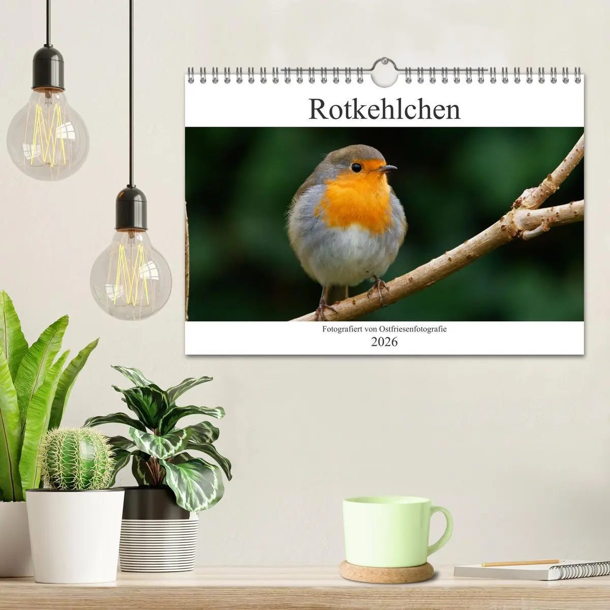 Bild: 9783457621035 | Rotkehlchen - Fotografiert von Ostfriesenfotografie (Wandkalender...