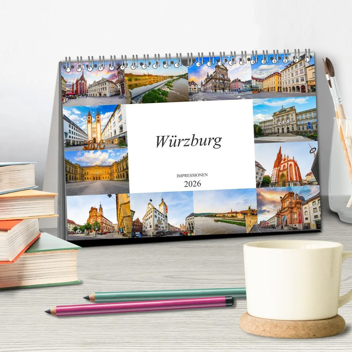 Bild: 9783457791035 | Würzburg Impressionen (Tischkalender 2026 DIN A5 quer), CALVENDO...
