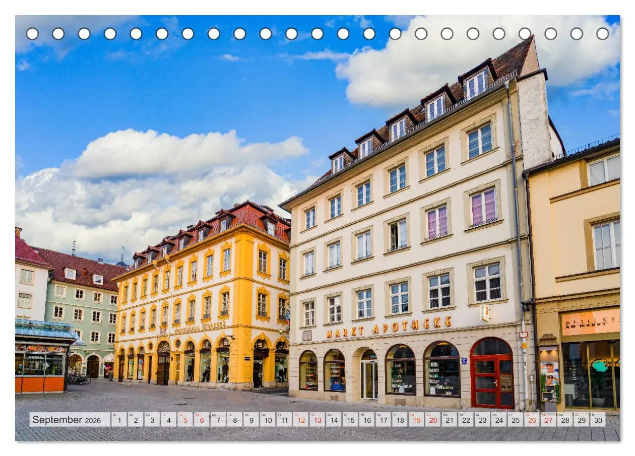 Bild: 9783457791035 | Würzburg Impressionen (Tischkalender 2026 DIN A5 quer), CALVENDO...