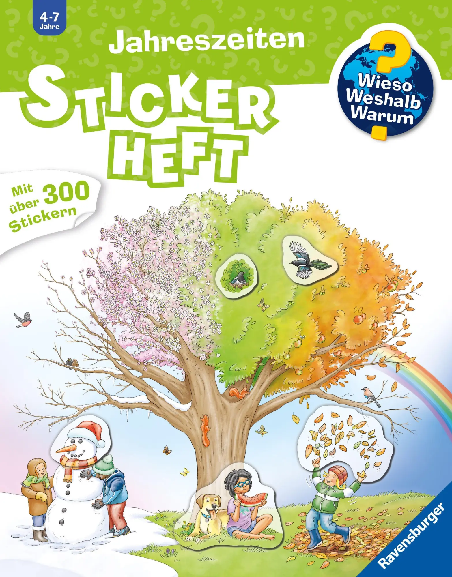 Cover: 9783473601035 | Wieso? Weshalb? Warum? Stickerheft - Jahreszeiten | Oliver Kockmann