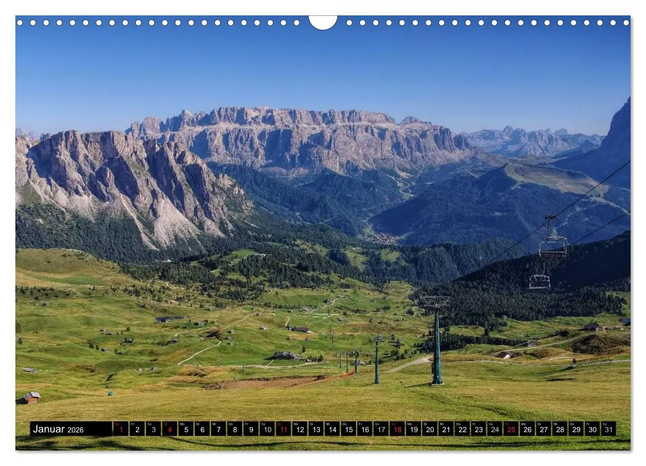 Bild: 9783516021035 | Das Grödner Tal - Im Herzen der Dolomiten (Wandkalender 2026 DIN A3...