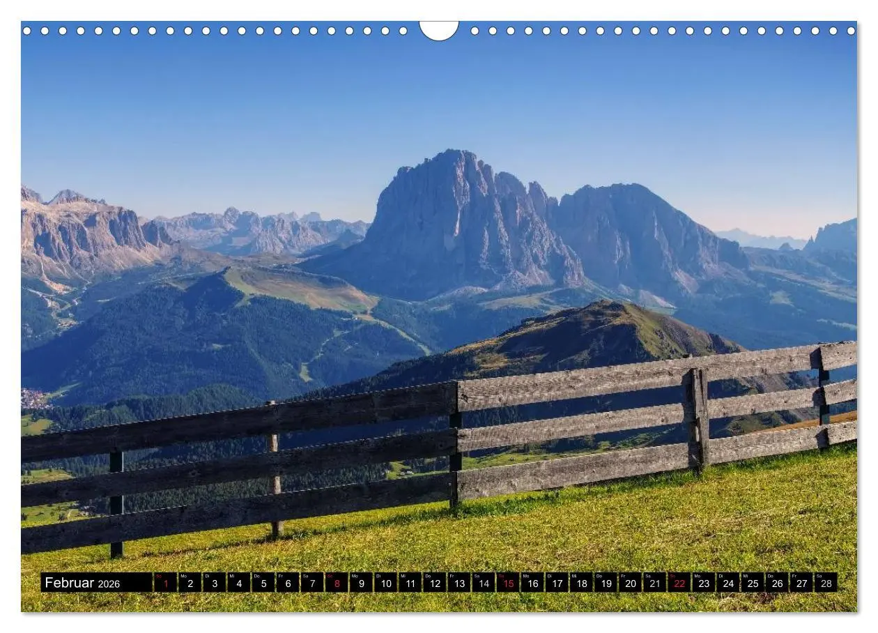 Bild: 9783516021035 | Das Grödner Tal - Im Herzen der Dolomiten (Wandkalender 2026 DIN A3...