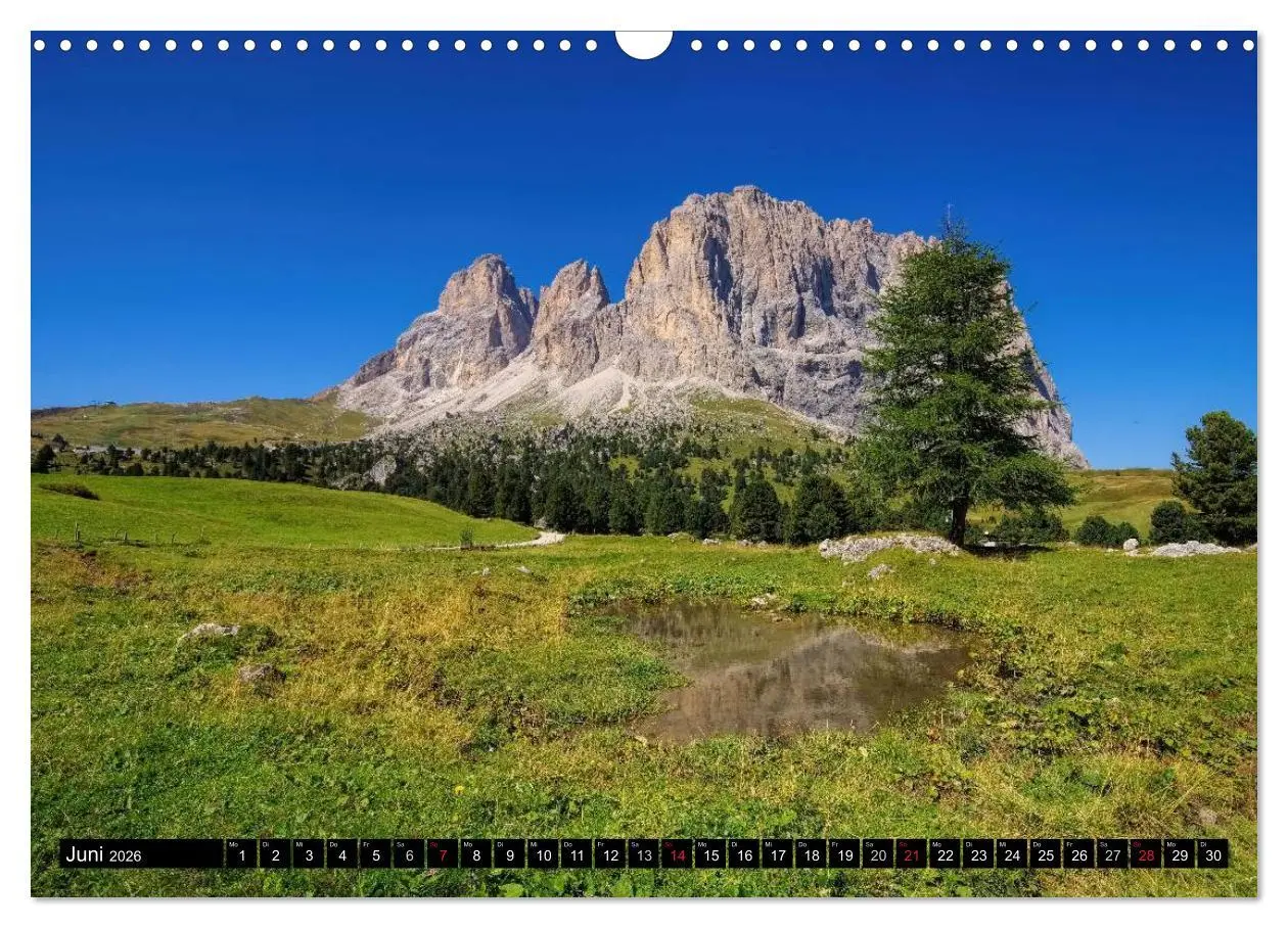 Bild: 9783516021035 | Das Grödner Tal - Im Herzen der Dolomiten (Wandkalender 2026 DIN A3...