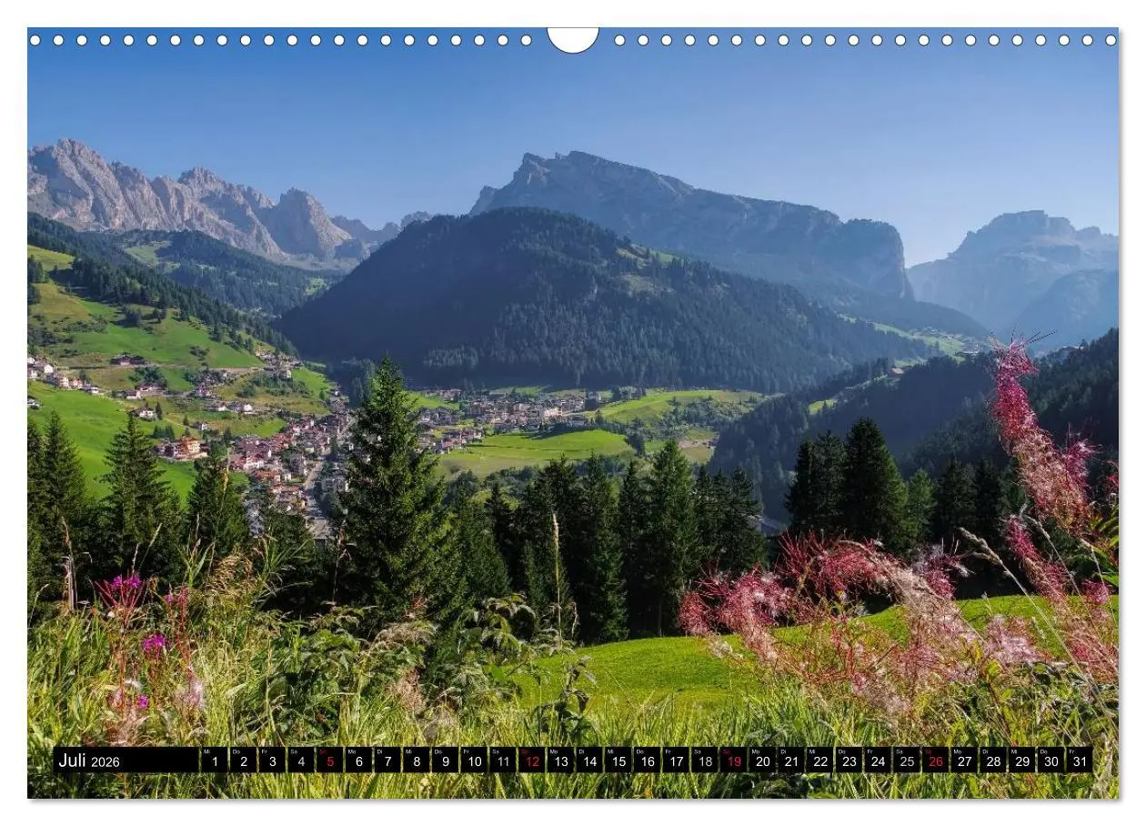 Bild: 9783516021035 | Das Grödner Tal - Im Herzen der Dolomiten (Wandkalender 2026 DIN A3...