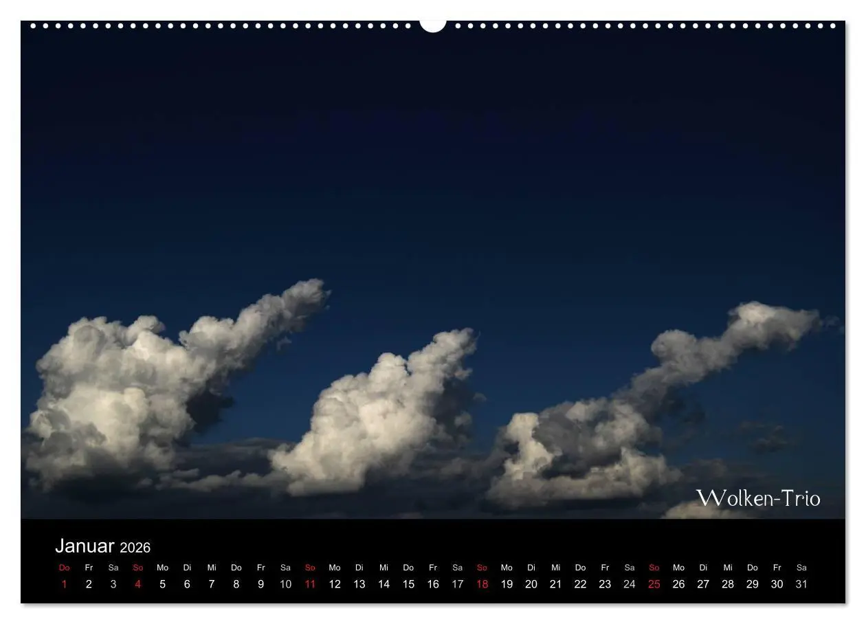 Bild: 9783516191035 | Wolken-Kunstwerke (Wandkalender 2026 DIN A2 quer), CALVENDO...