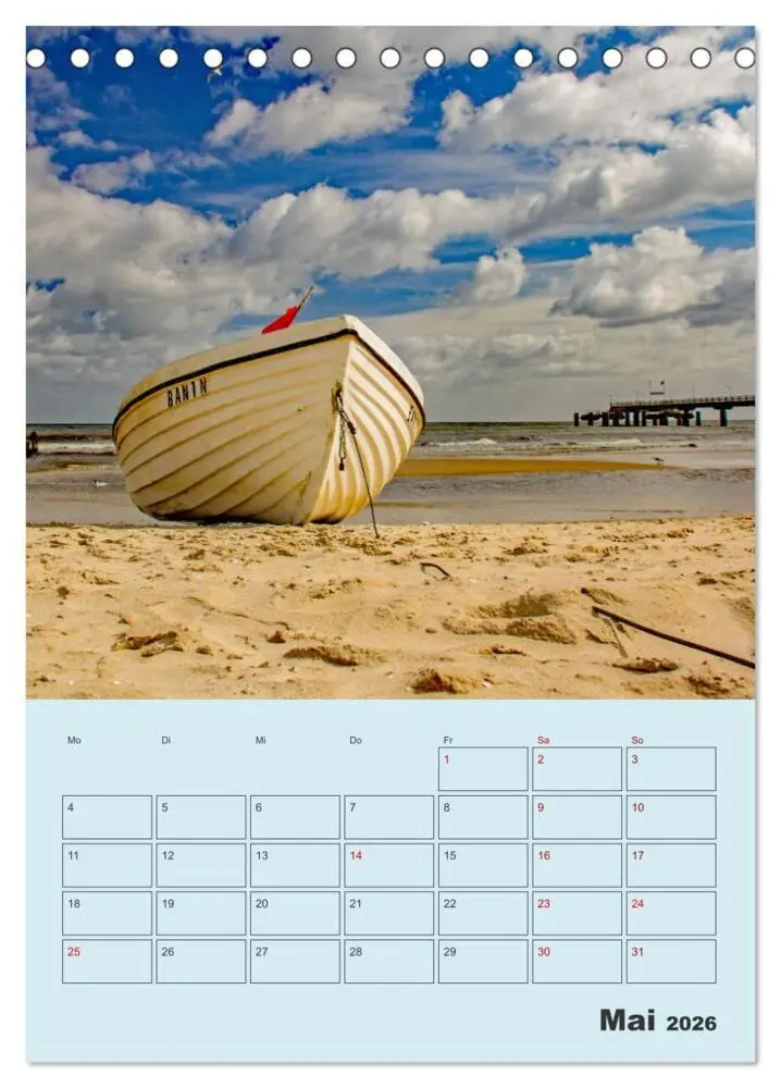 Bild: 9783516331035 | Kaiserbäder auf Usedom (Tischkalender 2026 DIN A5 hoch), CALVENDO...