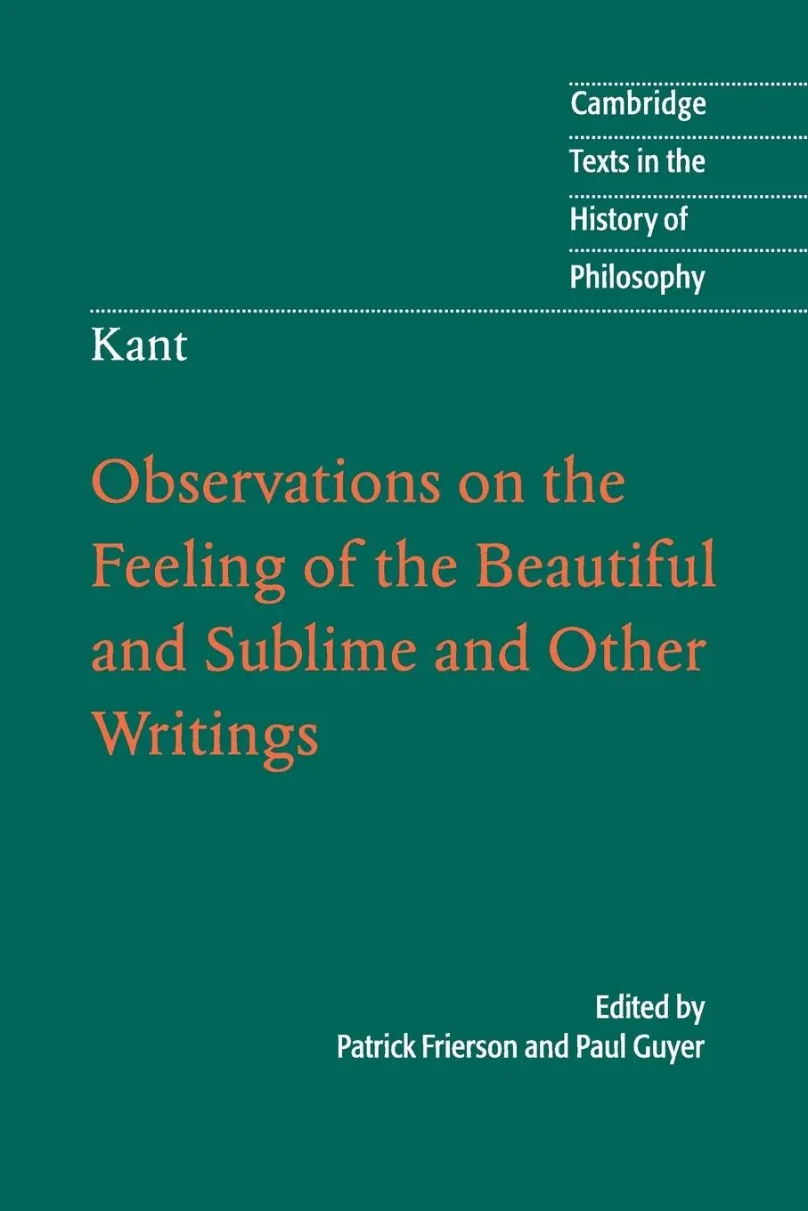 Cover: 9780521711135 | Kant | Patrick Frierson | Taschenbuch | Kartoniert / Broschiert | 2016