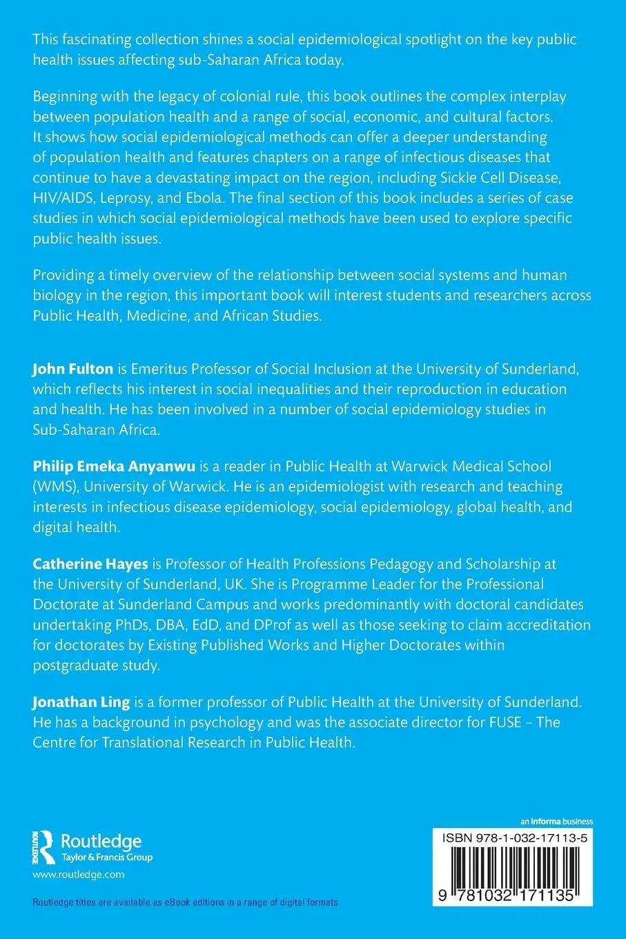Rückseite: 9781032171135 | Public Health in Sub-Saharan Africa | John Fulton (u. a.) | Buch