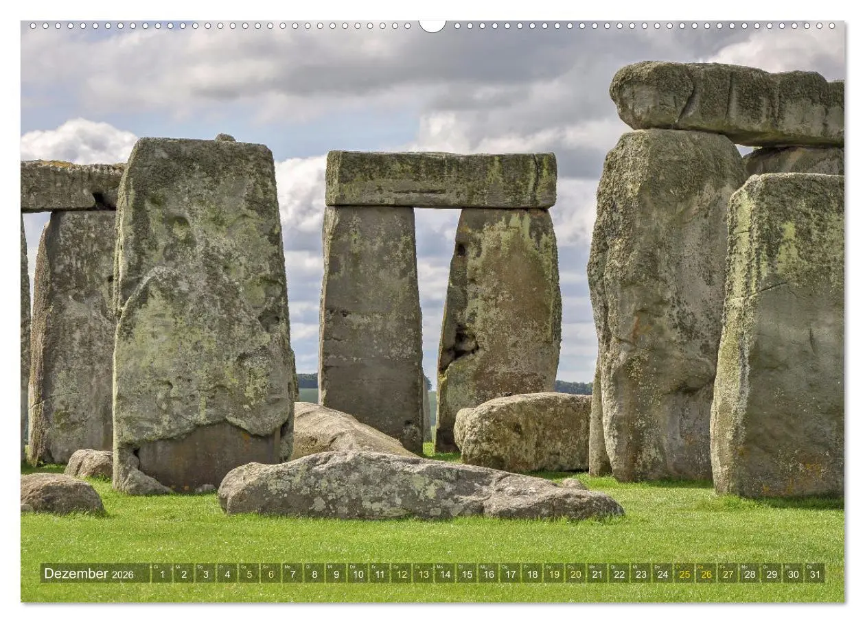 Bild: 9783457541135 | Geheimnisvolles Stonehenge (Wandkalender 2026 DIN A2 quer),...