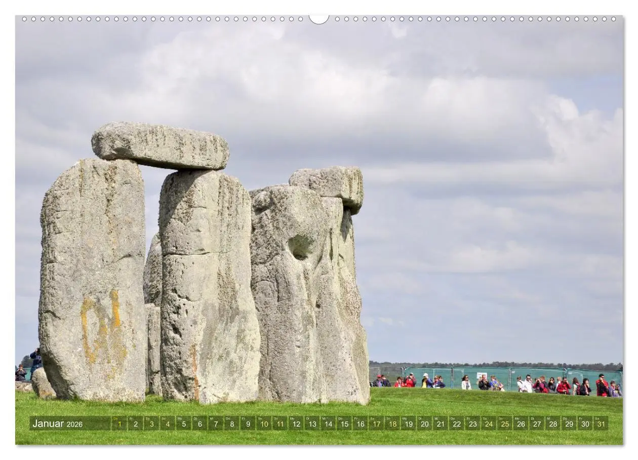 Bild: 9783457541135 | Geheimnisvolles Stonehenge (Wandkalender 2026 DIN A2 quer),...