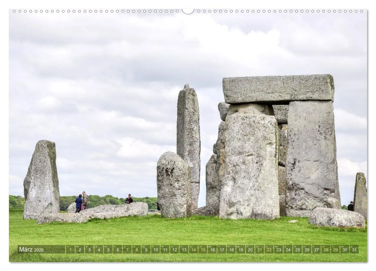 Bild: 9783457541135 | Geheimnisvolles Stonehenge (Wandkalender 2026 DIN A2 quer),...