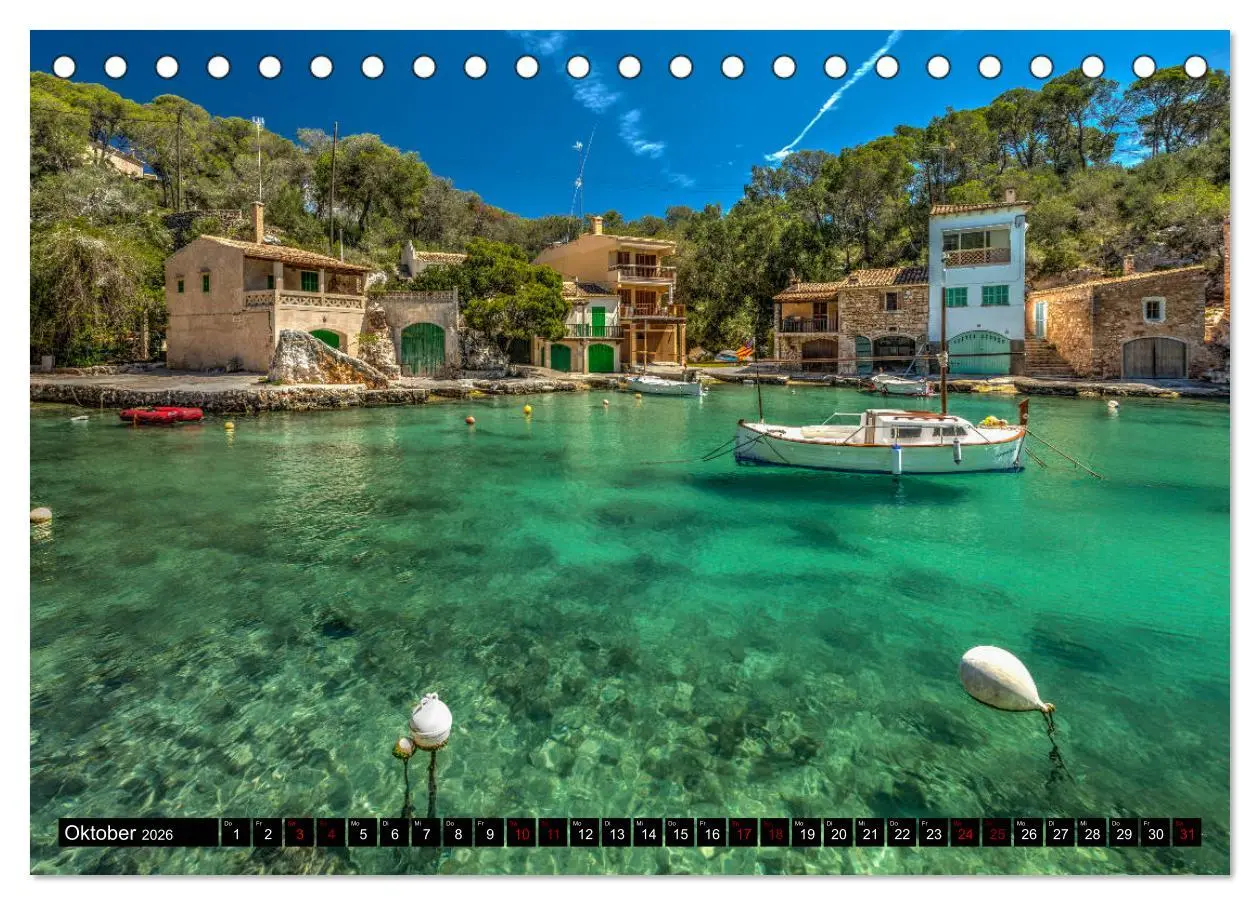 Bild: 9783457851135 | Mallorca - Cala Figuera Spezial (Tischkalender 2026 DIN A5 quer),...