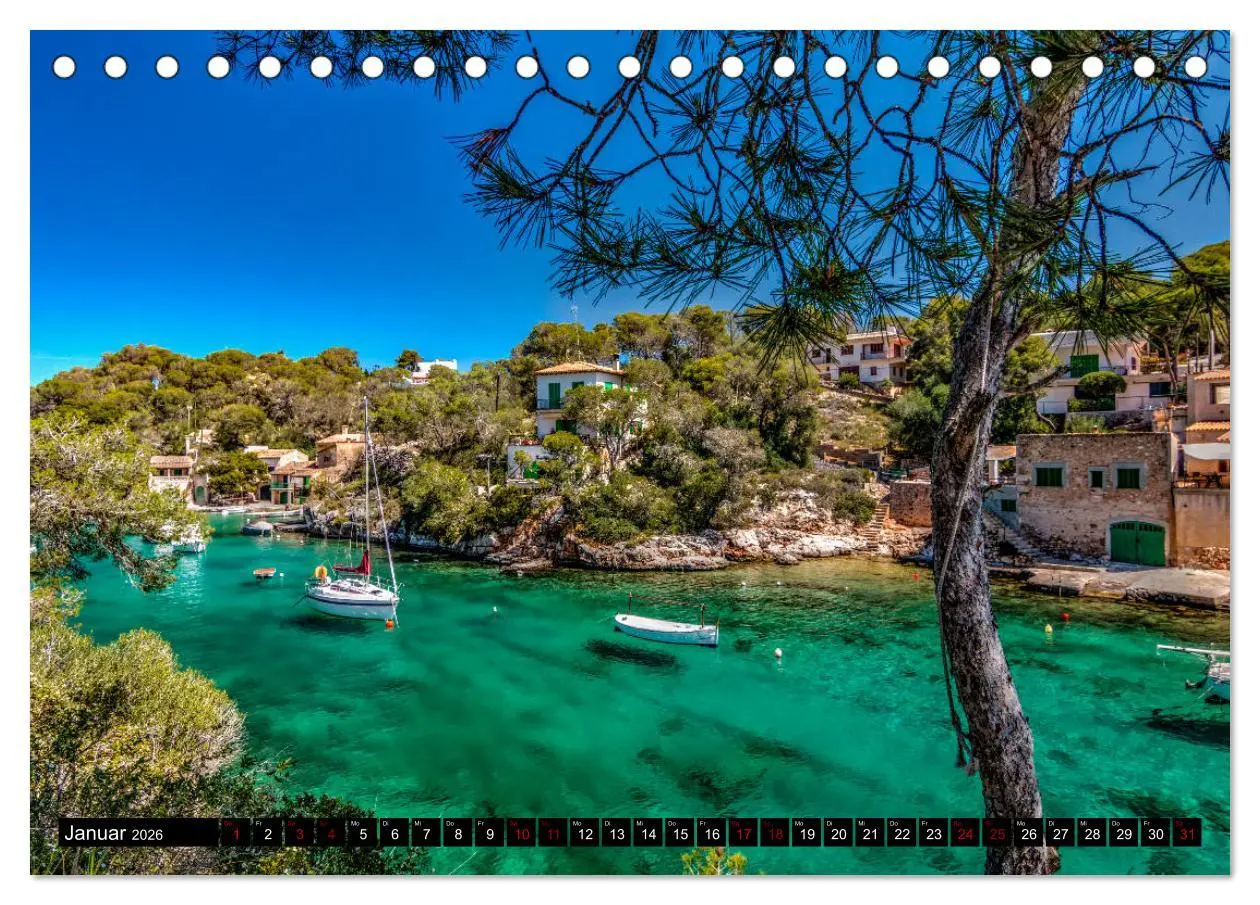 Bild: 9783457851135 | Mallorca - Cala Figuera Spezial (Tischkalender 2026 DIN A5 quer),...