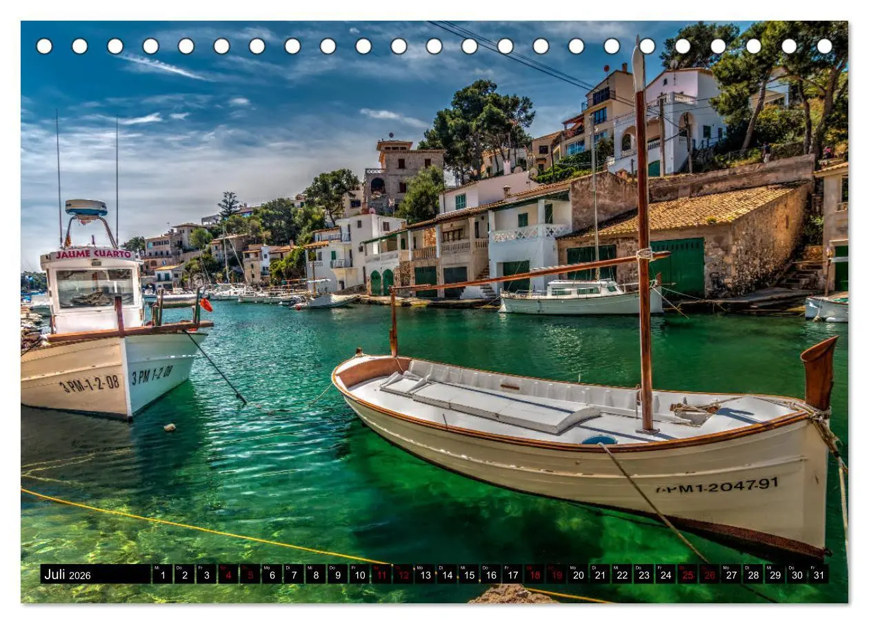 Bild: 9783457851135 | Mallorca - Cala Figuera Spezial (Tischkalender 2026 DIN A5 quer),...