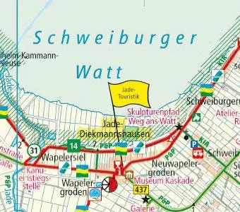 Bild: 9783747301135 | Friesland, Ammerland, Wesermarsch, Oldenburg 1:100 000 | (Land-)Karte