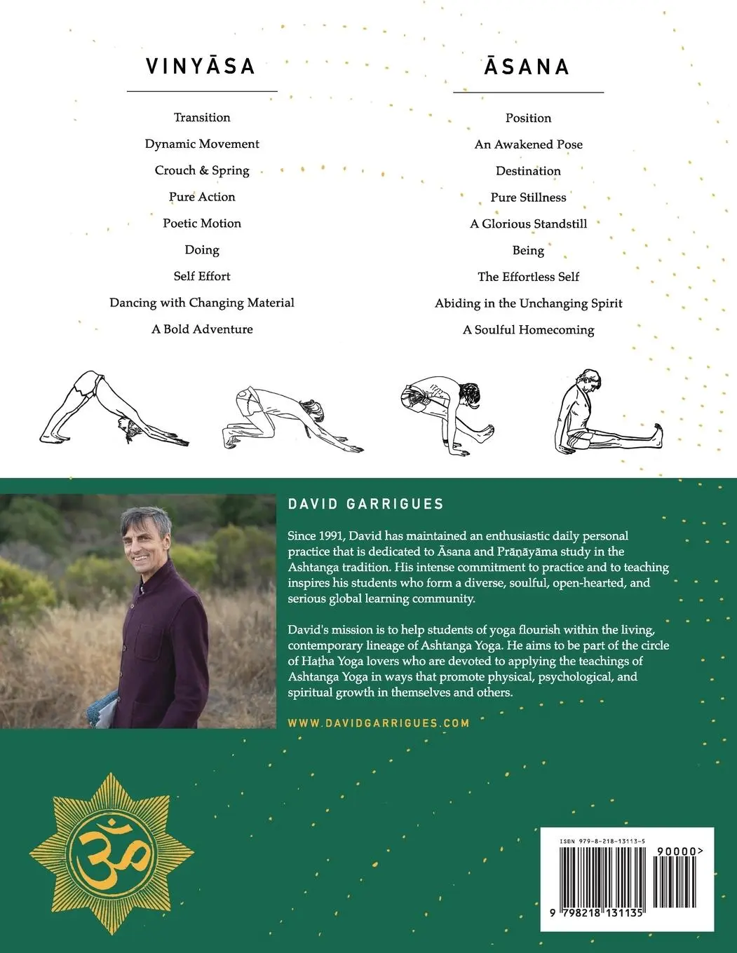 Rückseite: 9798218131135 | Ashtanga Yoga Vinyasa | David Garrigues | Taschenbuch | Englisch