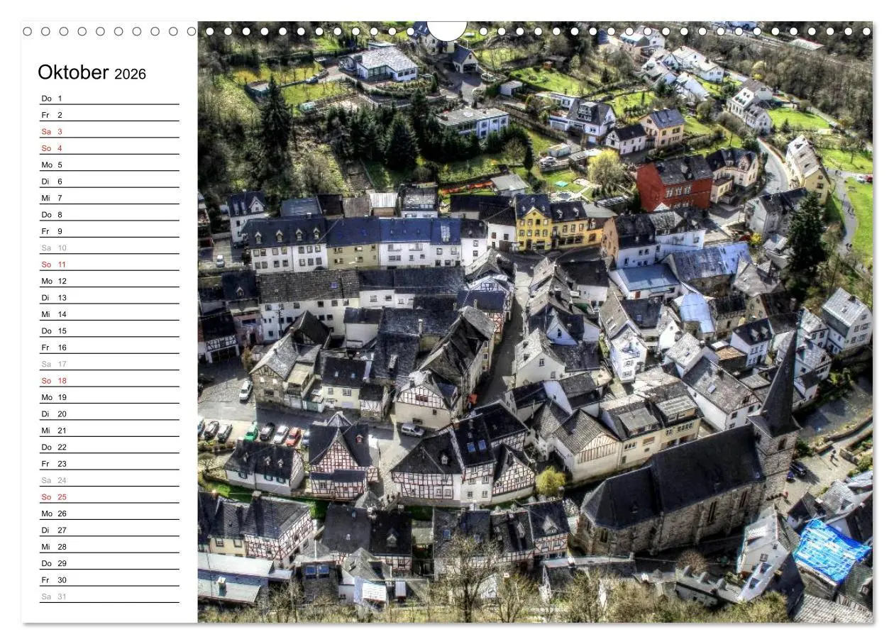 Bild: 9783516001235 | Eine Perle in der Eifel - Monreal (Wandkalender 2026 DIN A3 quer),...