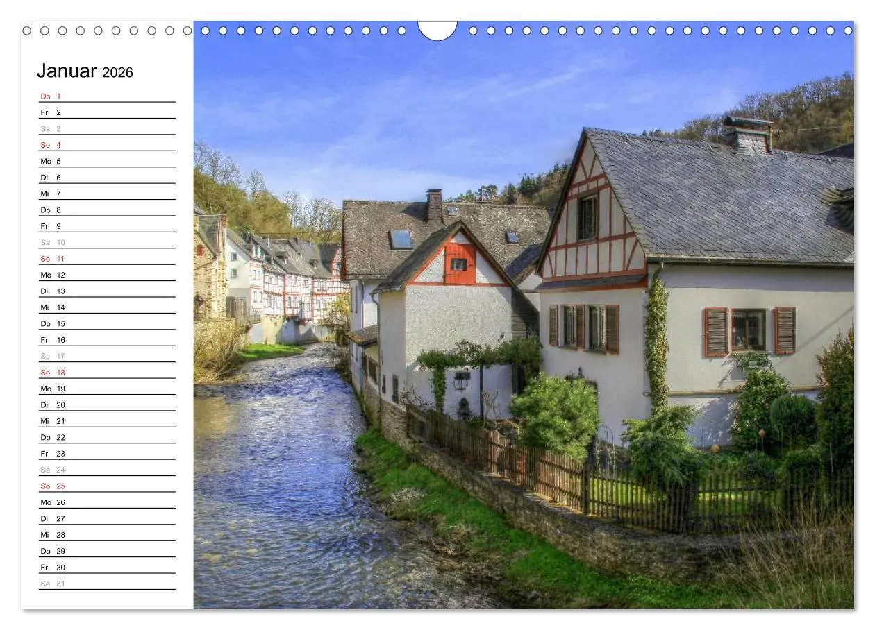 Bild: 9783516001235 | Eine Perle in der Eifel - Monreal (Wandkalender 2026 DIN A3 quer),...