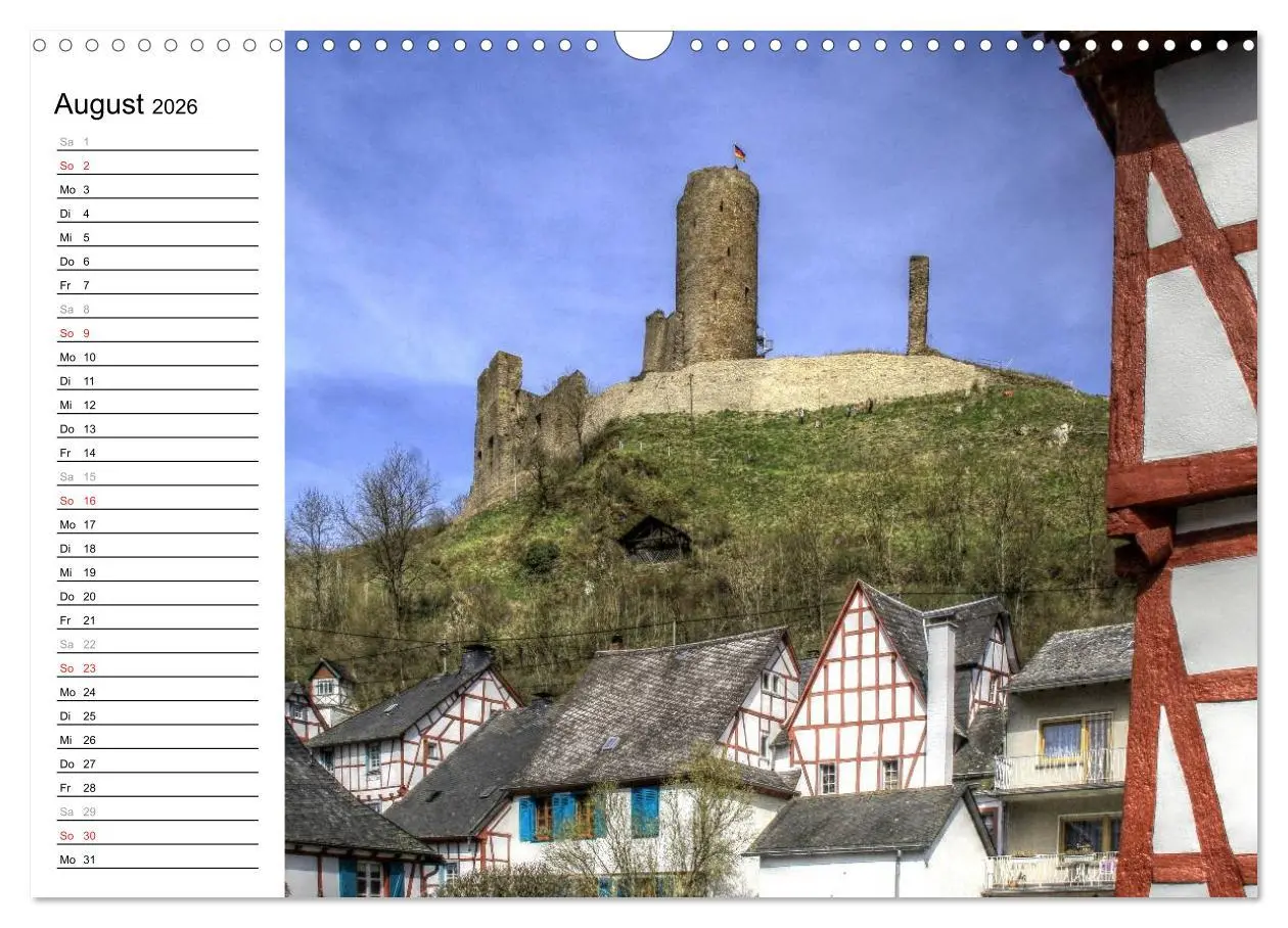 Bild: 9783516001235 | Eine Perle in der Eifel - Monreal (Wandkalender 2026 DIN A3 quer),...