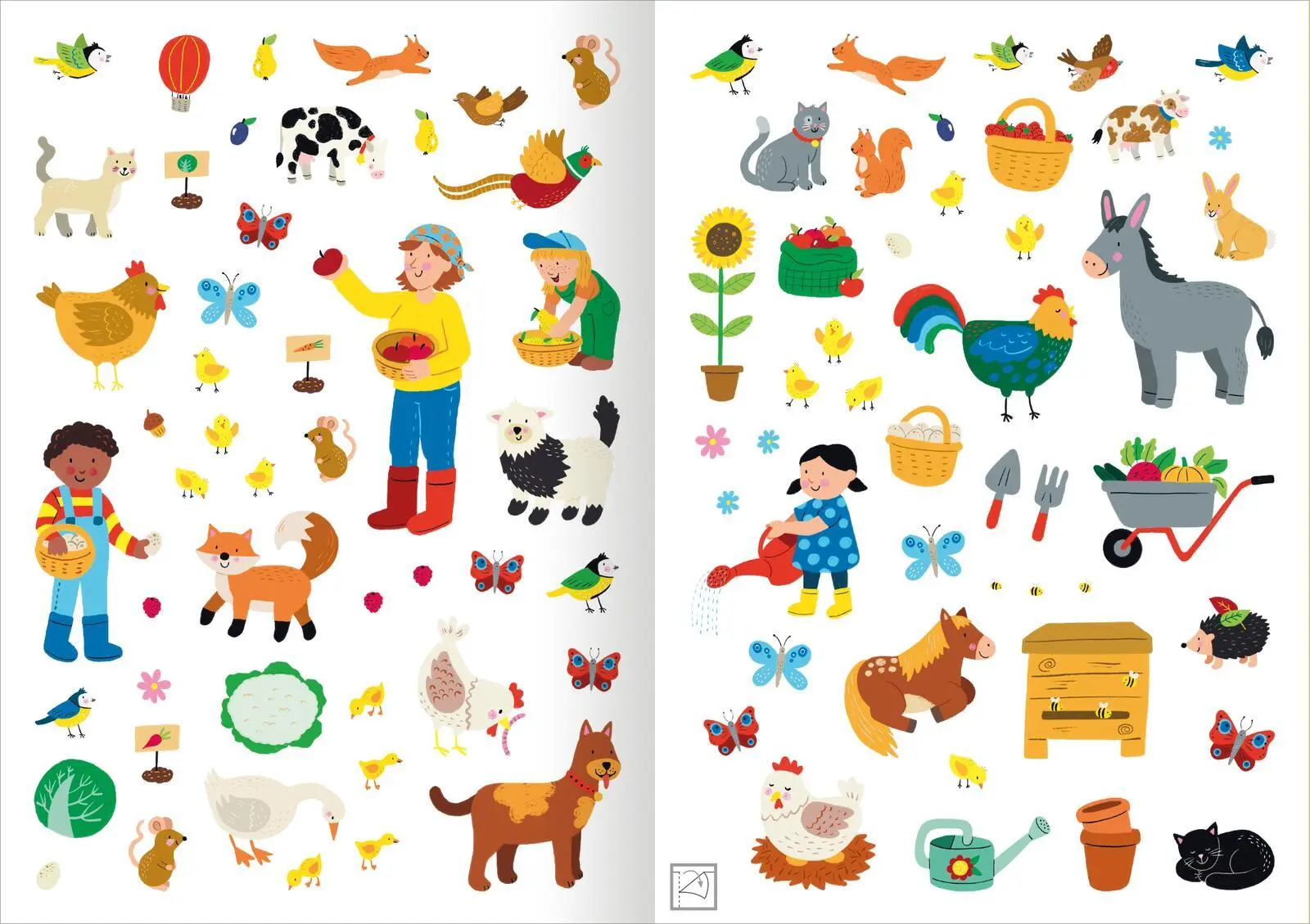 Bild: 9783845851235 | Meine Sticker - Bauernhoftiere | Über 300 Sticker | Lena Bellermann