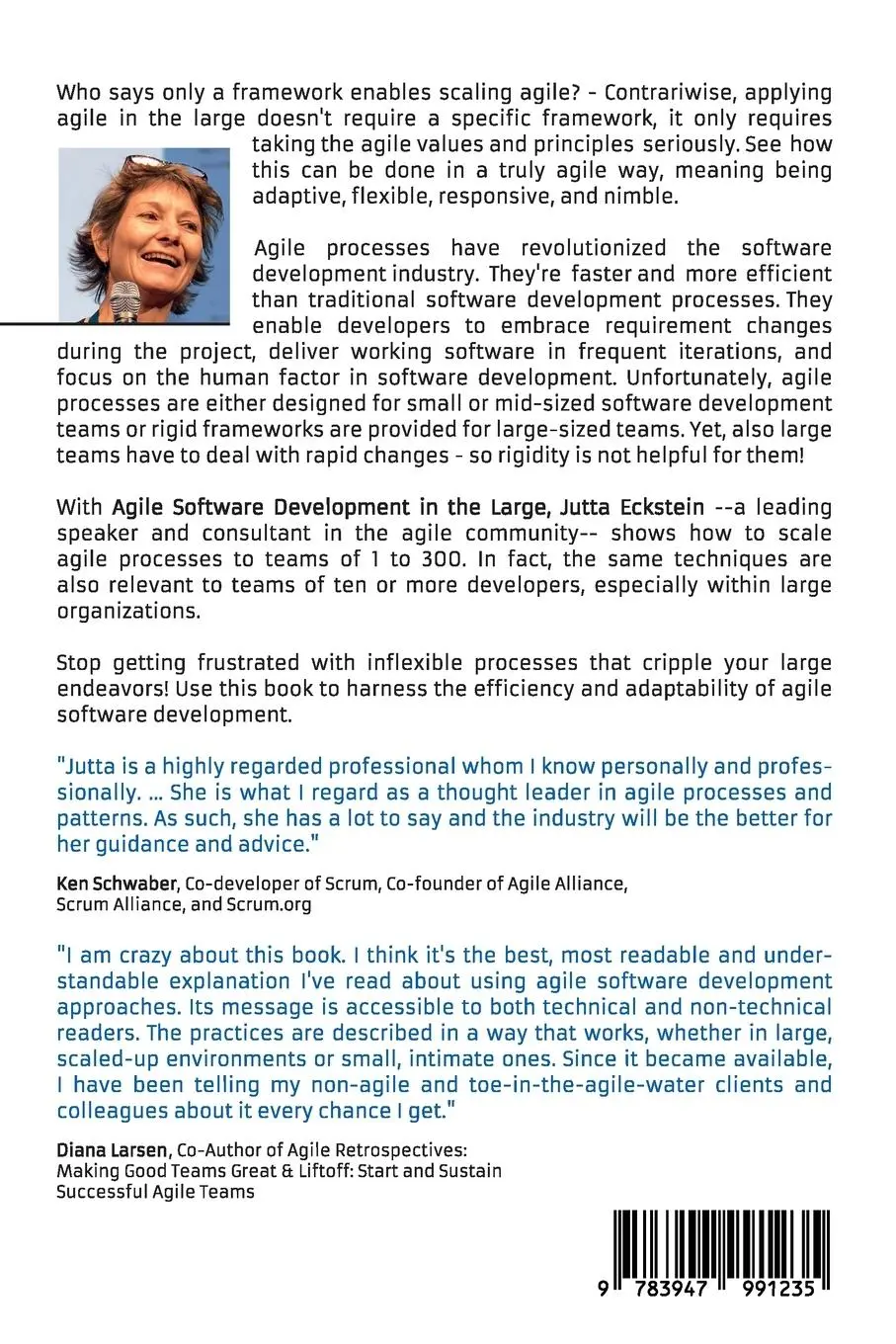 Rückseite: 9783947991235 | Agile Software Development in the Large | Diving into the Deep | Buch