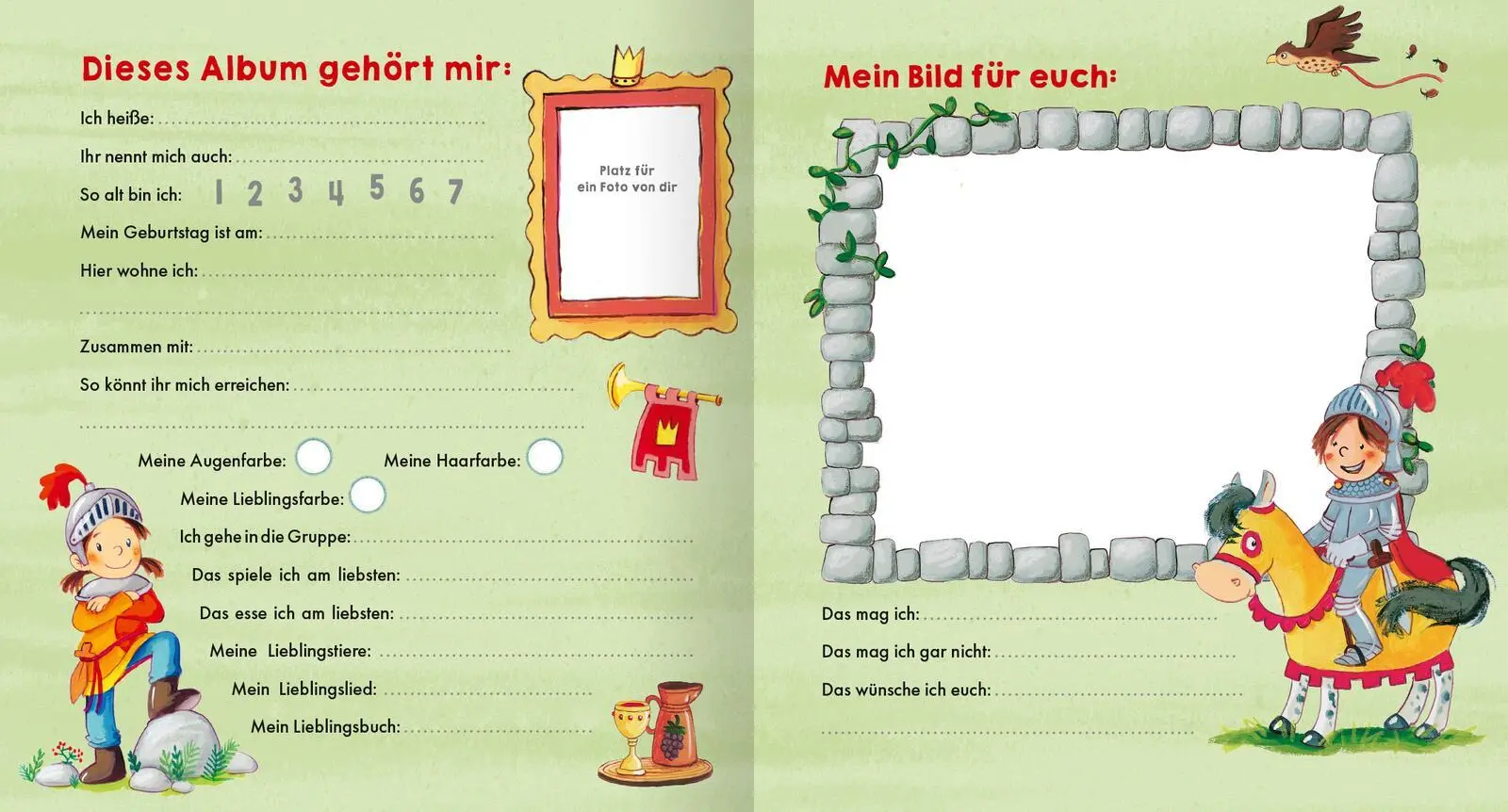 Bild: 4014489131335 | Meine Kindergarten-Freunde (Ritter und Ritterin) | Sabine Kraushaar