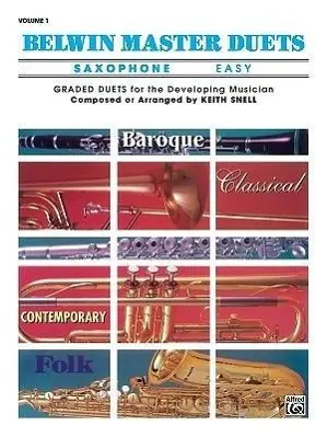 Cover: 9780769221335 | Belwin Master Duets (Saxophone), Easy Volume 1 | Keith Snell | Buch