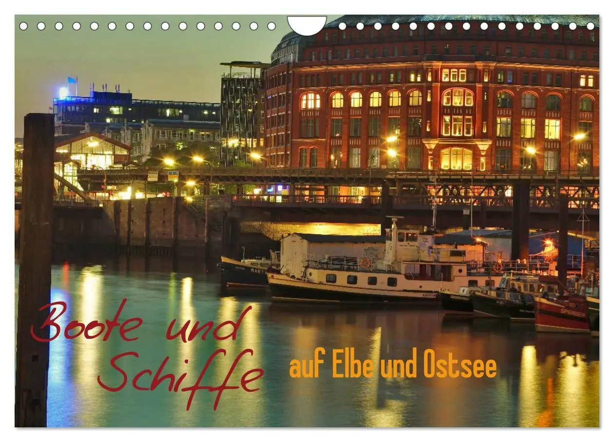 Cover: 9783516231335 | Boote und Schiffe auf Elbe und Ostsee (Wandkalender 2026 DIN A4...